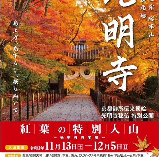2021年11月28日　紅葉で有名な京都の”光明寺”に行ってきた！　